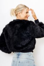 Kurtka włosek – Czarny, XL