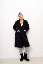 Płaszcz Rayon – Czarny, UNI