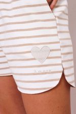 Spodenki paseczki Amore – Beż, UNI