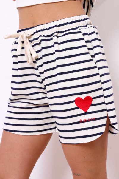 Spodenki paseczki Amore – Granat, UNI