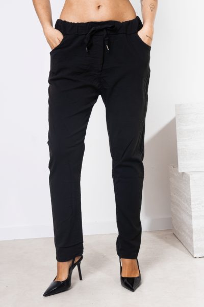 Spodnie gnieciuchy duże – Czarny, UNI