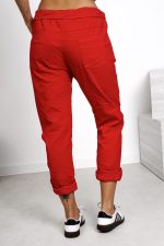 Spodnie gnieciuchy duże – Czerwony, UNI