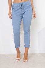 Spodnie gnieciuchy duże – Jeans, UNI