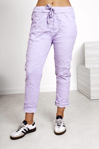Spodnie gnieciuchy duże – Lila, UNI