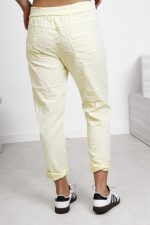 Spodnie gnieciuchy duże – Żółty, UNI