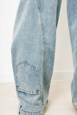 Spodnie jeasn Crazy – Niebieski, S