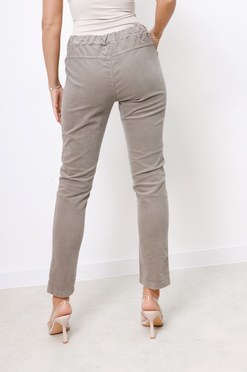 Spodnie sztruks kieszeń guziki – Fango, UNI