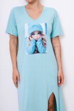 Sukienka Girl – Miętowy, UNI