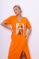 Sukienka Girl – Pomarańczowy, UNI