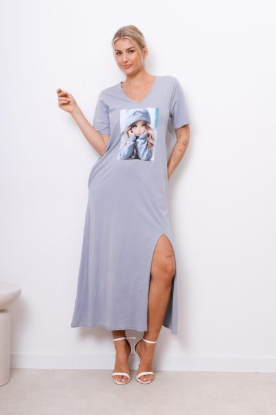 Sukienka Girl – Szary, UNI