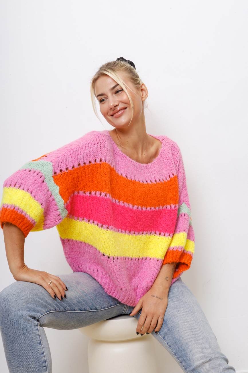 Sweter Magnolia – Różowy, UNI