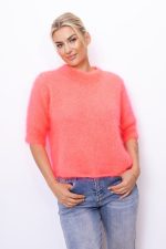 Sweter kid moher lato – Koral neon, UNI