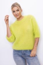 Sweter kid moher lato – Limonka, UNI