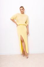 Sweter kid moher lato – Żółty, UNI