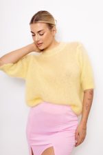 Sweter kid moher lato – Żółty, UNI