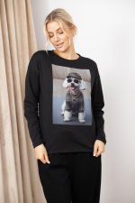 Bluzka Dog – Czarny, UNI