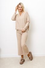 Komplet Lurex – Beż, UNI