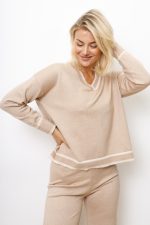 Komplet Lurex – Beż, UNI