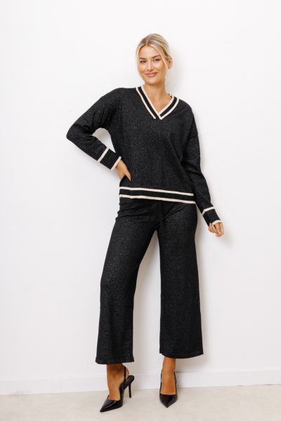 Komplet Lurex – Czarny, UNI