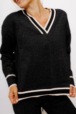 Komplet Lurex – Czarny, UNI