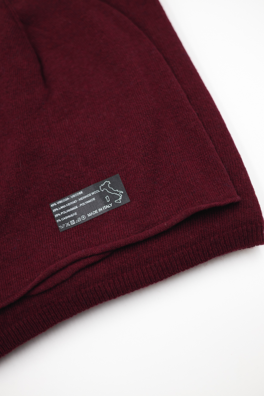 Komplet czapka+szalik – Bordo