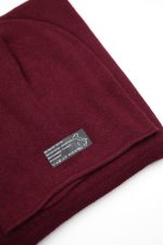 Komplet czapka+szalik – Bordo
