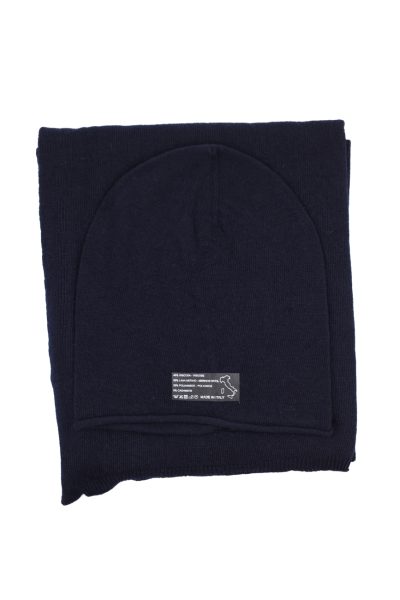 Komplet czapka+szalik – Granat