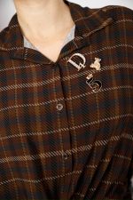 Koszula Aaliyah – Czekolada, UNI