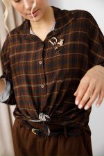 Koszula Aaliyah – Czekolada, UNI