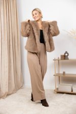 Kurtka futerko Azeglia – Beż, UNI