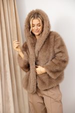 Kurtka futerko Azeglia – Beż, UNI