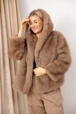 Kurtka futerko Azeglia – Beż, UNI