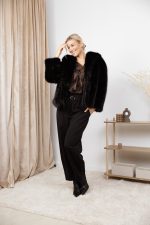 Kurtka futerko Azeglia – Czarny, UNI