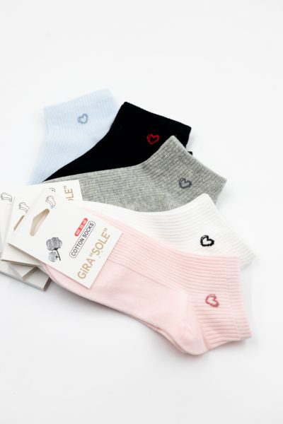 Skarpetki małe serduszko 3 pak – 35/40