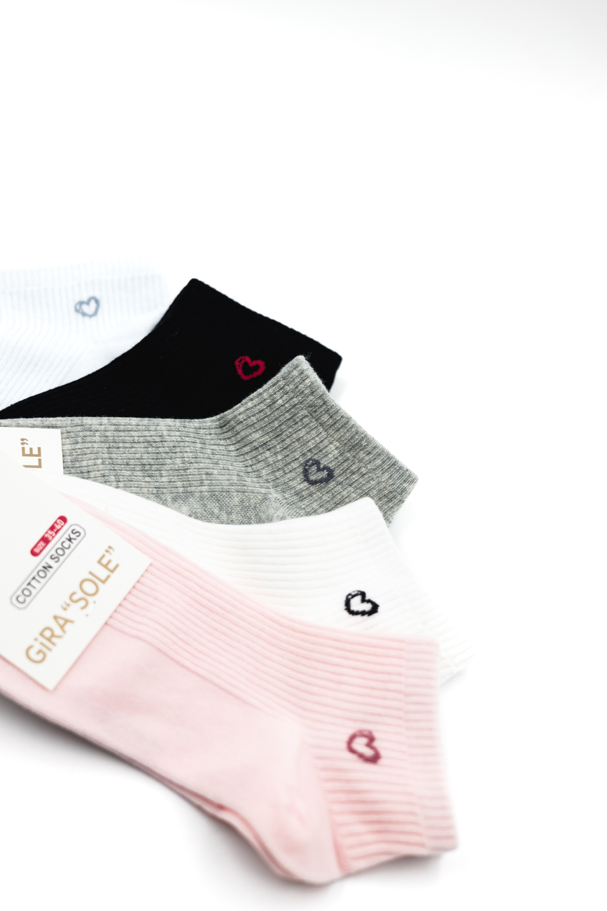 Skarpetki małe serduszko 3 pak – 35/40