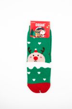 Skarpetki świąteczke mix 3pak – Kolorowy, 39/42