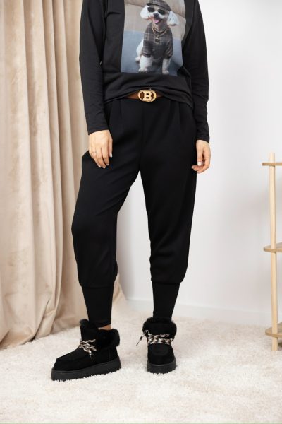 Spodnie Alighiero – Czarny, UNI