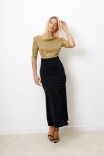 Sukienka Gold – Czarny/złoty, S