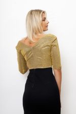 Sukienka Gold – Czarny/złoty, XL