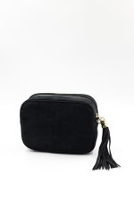 Torebka Gulia zamsz – Czarny, Mały