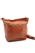 Torebka pleciona Filomena – Camelowy, Średni