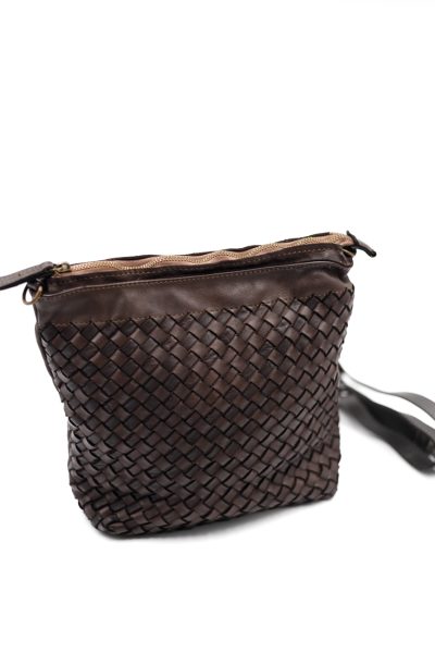 Torebka pleciona Filomena – Czekolada, Średni