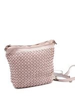 Torebka pleciona Filomena – Puder, Średni