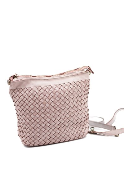 Torebka pleciona Filomena – Puder, Średni