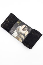 Rajstopy ocieplane koronka – Czarny, UNI