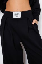 Spodnie zakładka VICOLO – Czarny, UNI