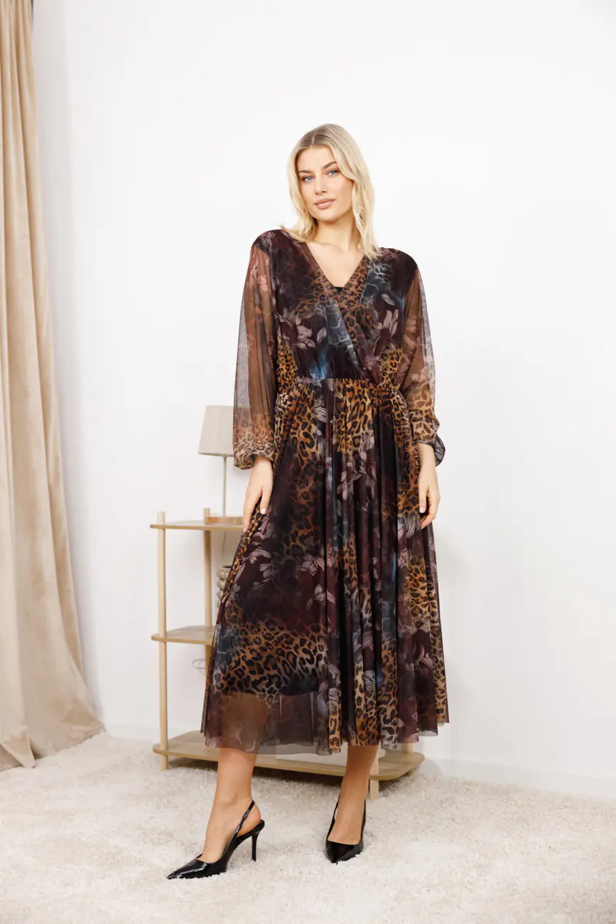 Sukienka Afryca – Bordo, UNI