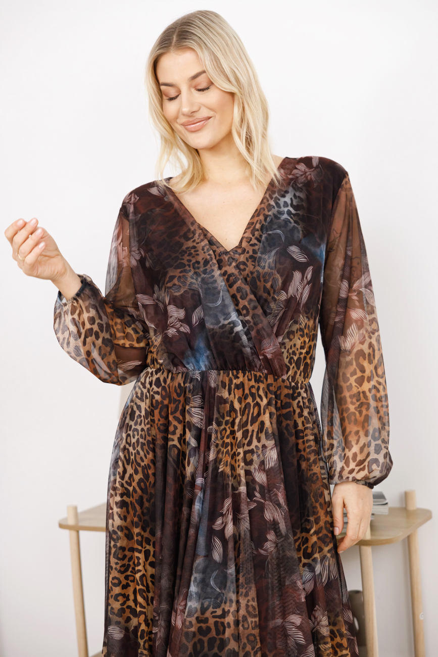 Sukienka Afryca – Bordo, UNI