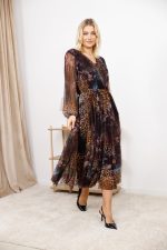 Sukienka Afryca – Bordo, UNI