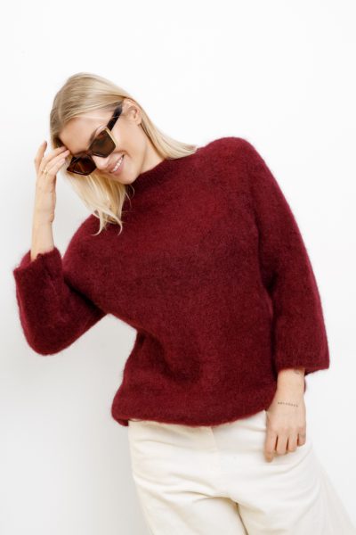 Sweter Evaldo – Bordo, UNI